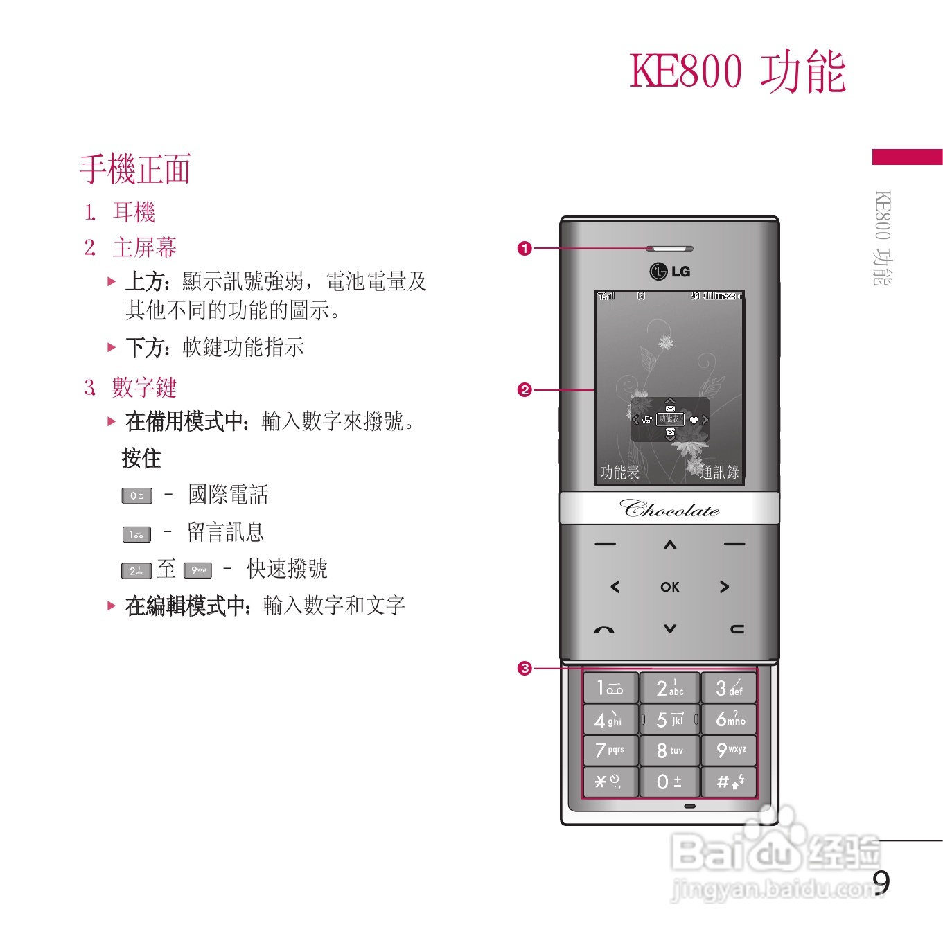 LG KE800手机使用说明书:[1]