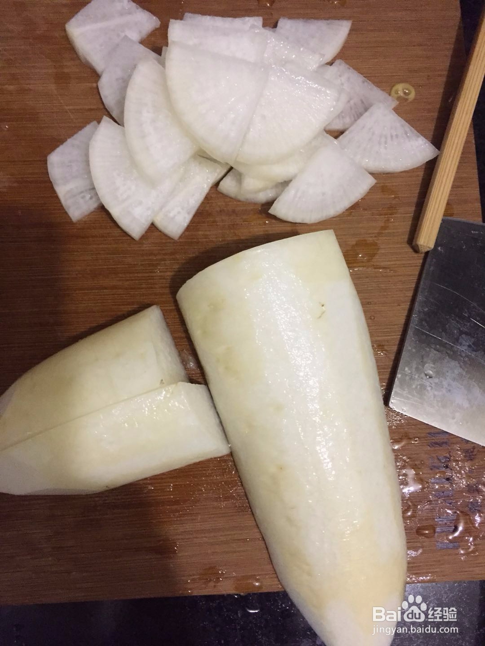 素炒萝卜片的做法