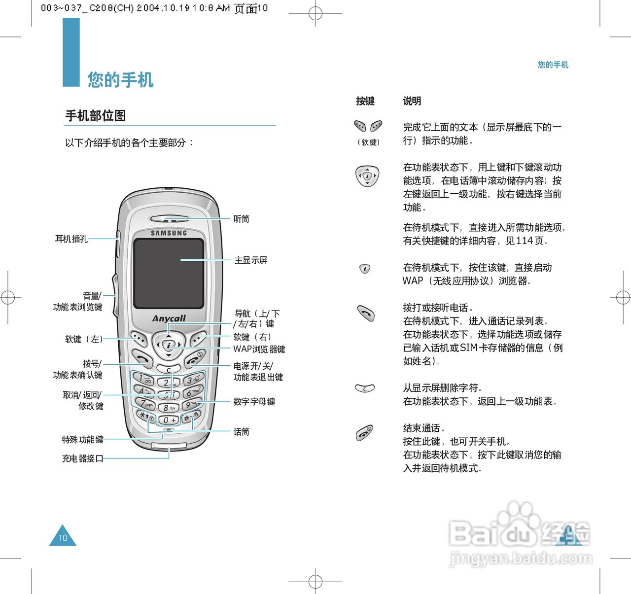 三星SGH-C208手机使用说明书:[1]