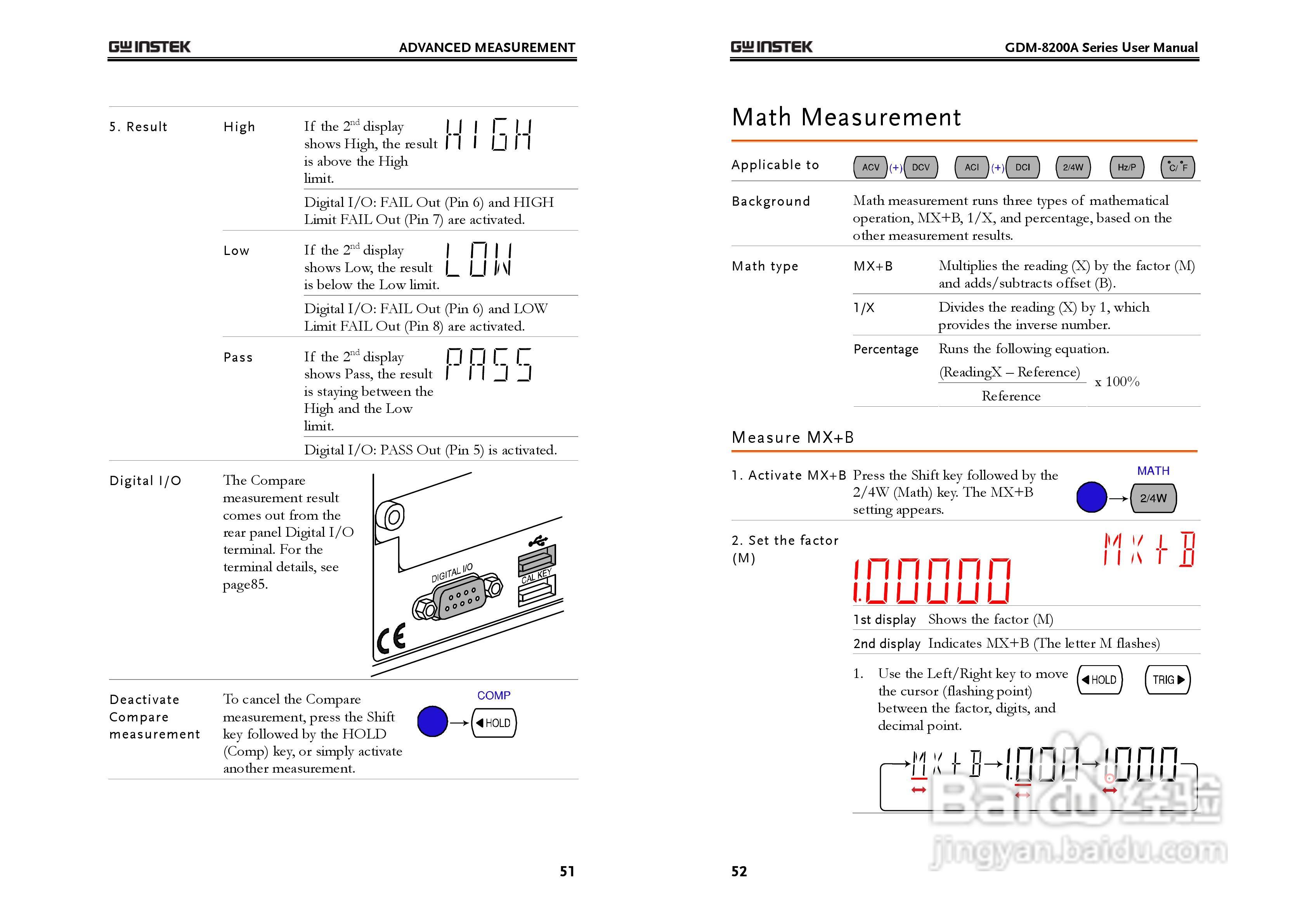 固纬GDM-8251A数字万用表使用说明书:[3]