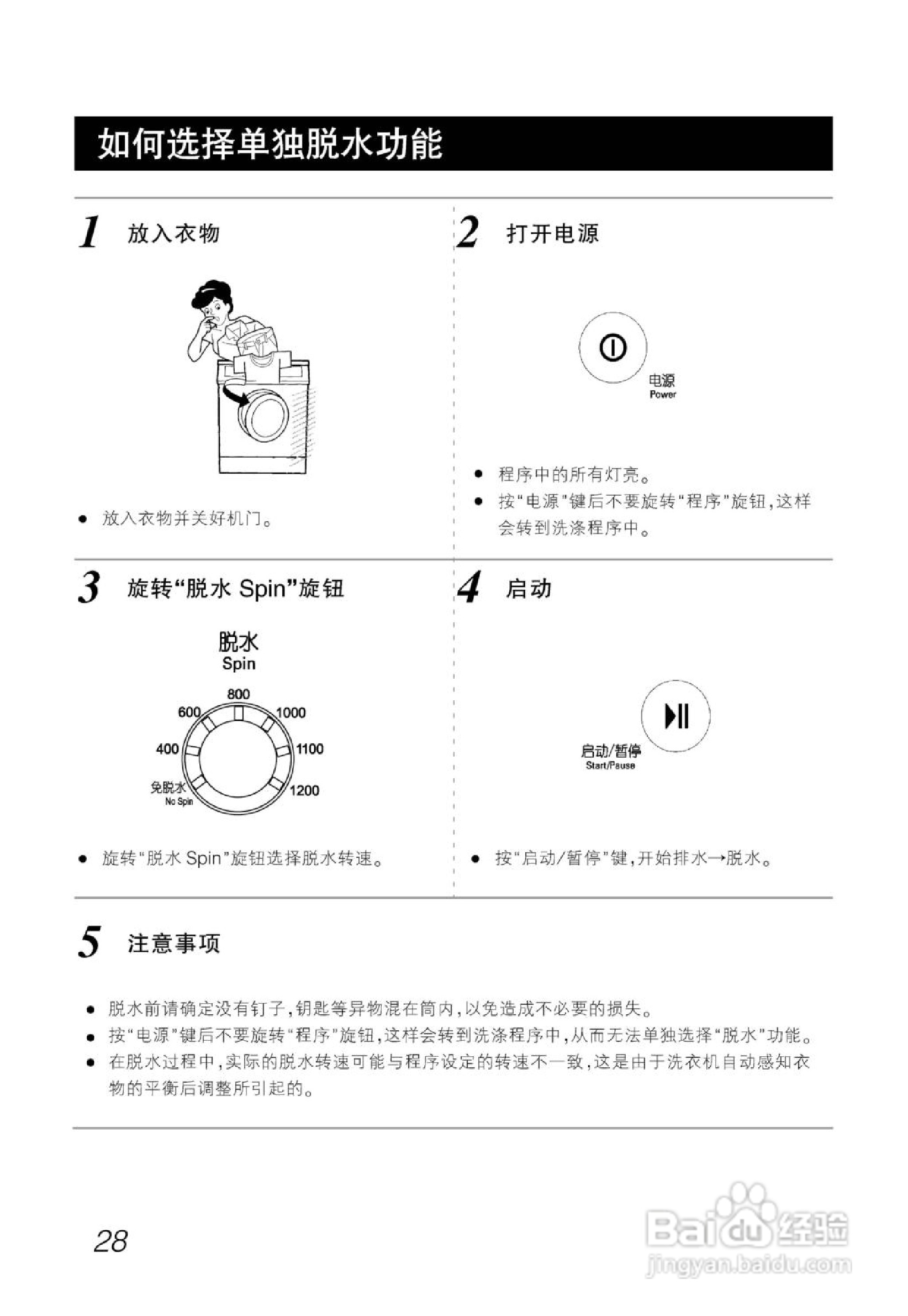 LG WD-T12255DS洗衣机使用说明书:[3]