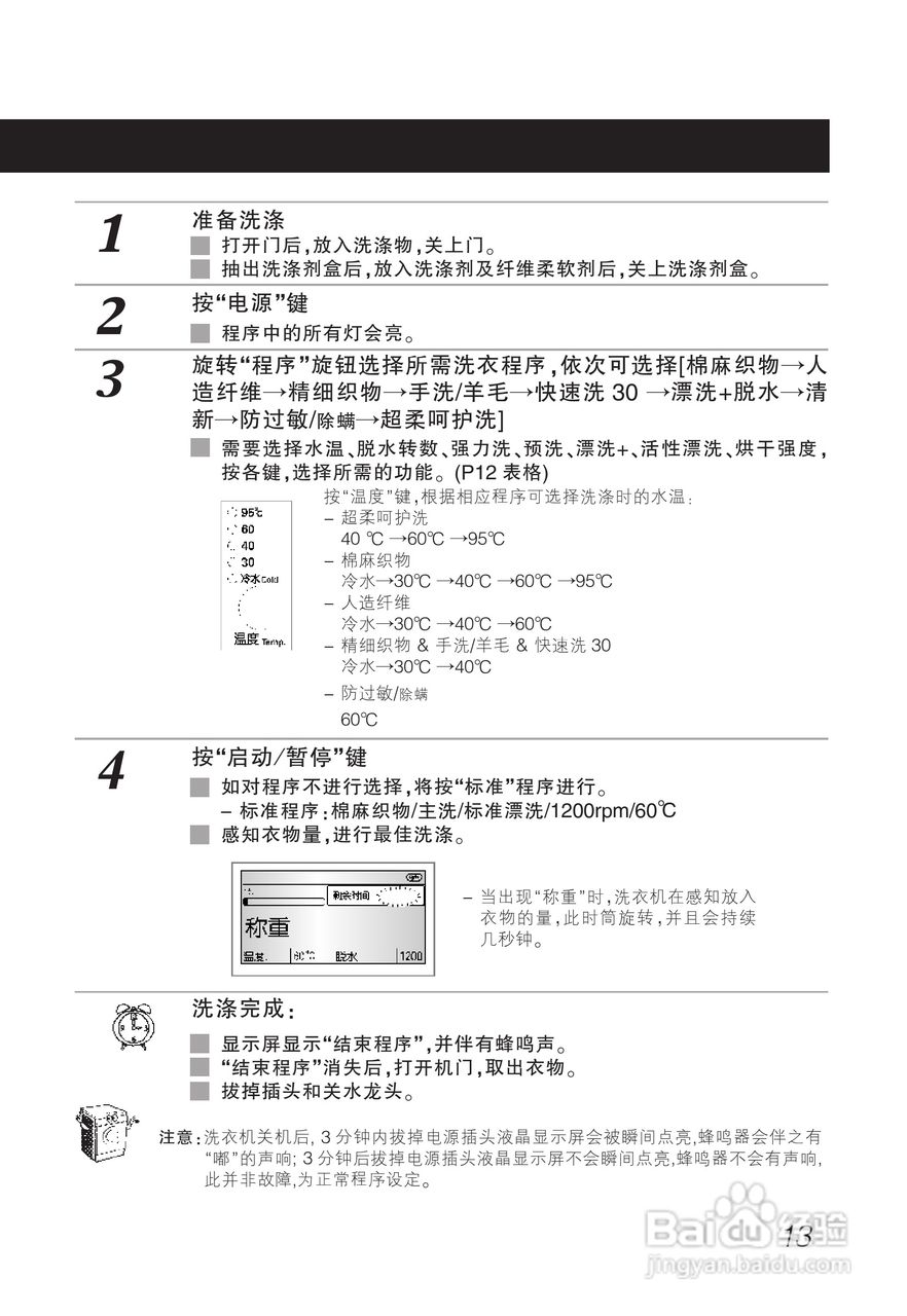 LG WD-A1220AD洗衣机使用说明书:[2]