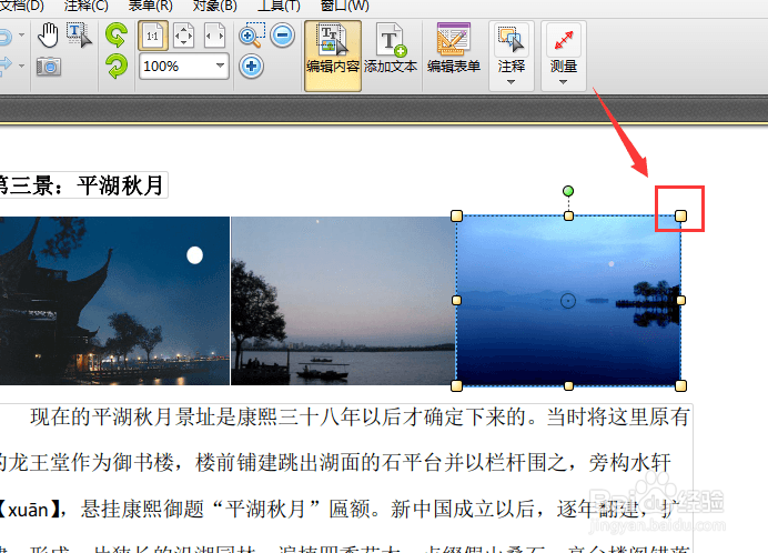 PDF编辑器打开PDF文件修改图片的方法