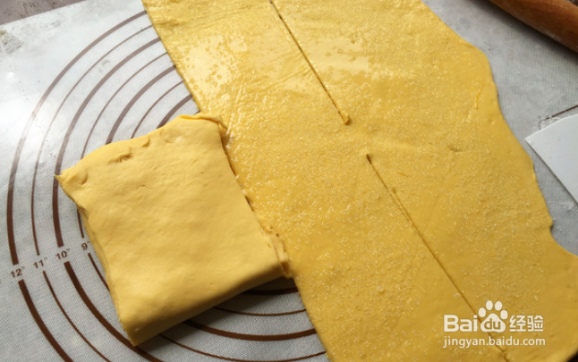 千层刀切南瓜馒头怎么做