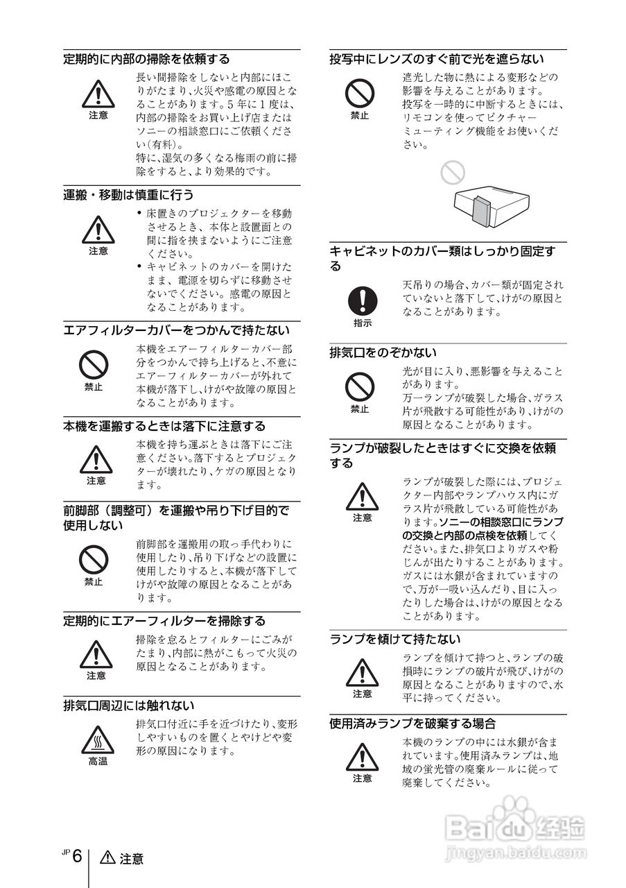 SONY VPL-EW275投影机说明书:[1]
