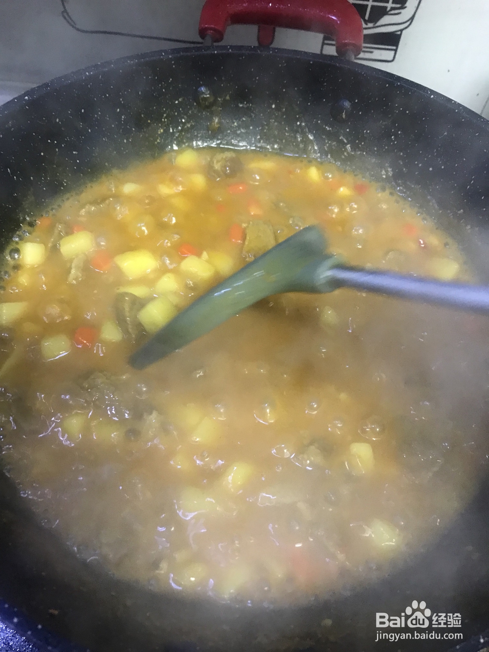 土豆咖喱牛腩盖饭的详细教程