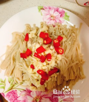 油泼金针菇的做法