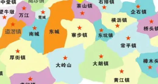 东莞有几个区和几个县啊