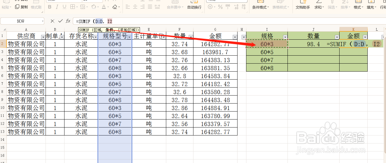 WPS表格基础数据统计函数