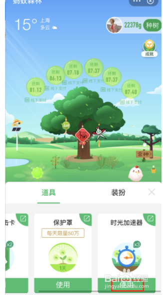 支付宝蚂蚁森林加速器如何获得