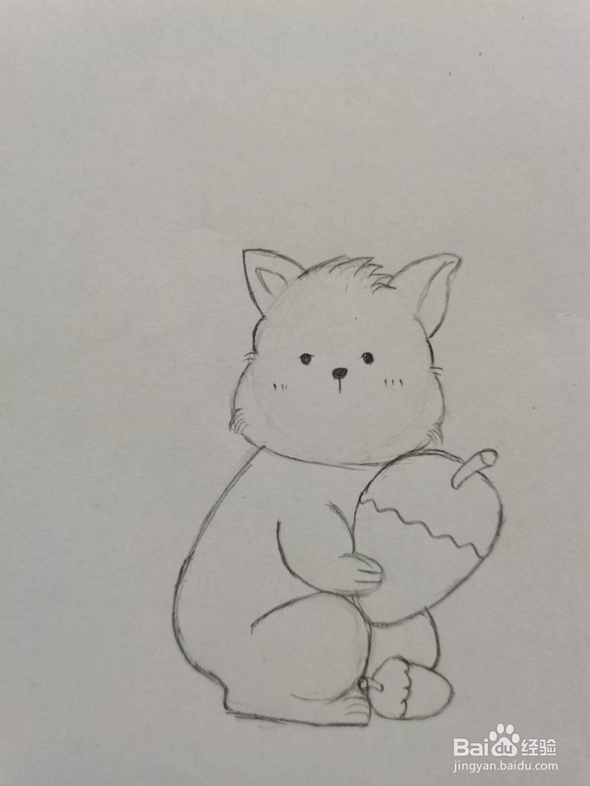 大尾巴鼠怎么画