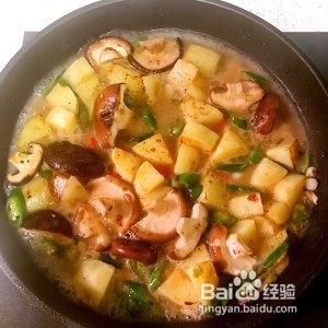 教你怎么做土豆香菇焖鸡肉