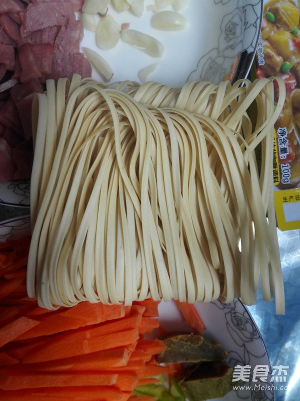 咖喱炒面的做法