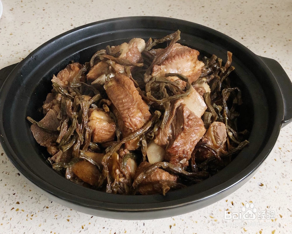 吃不胖的干豆角烧排骨