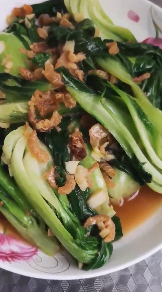 海米炒油菜怎么做？