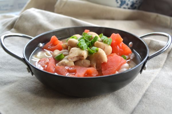 番茄肥肠乌冬面