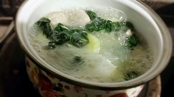 肉丸粉丝白菜汤