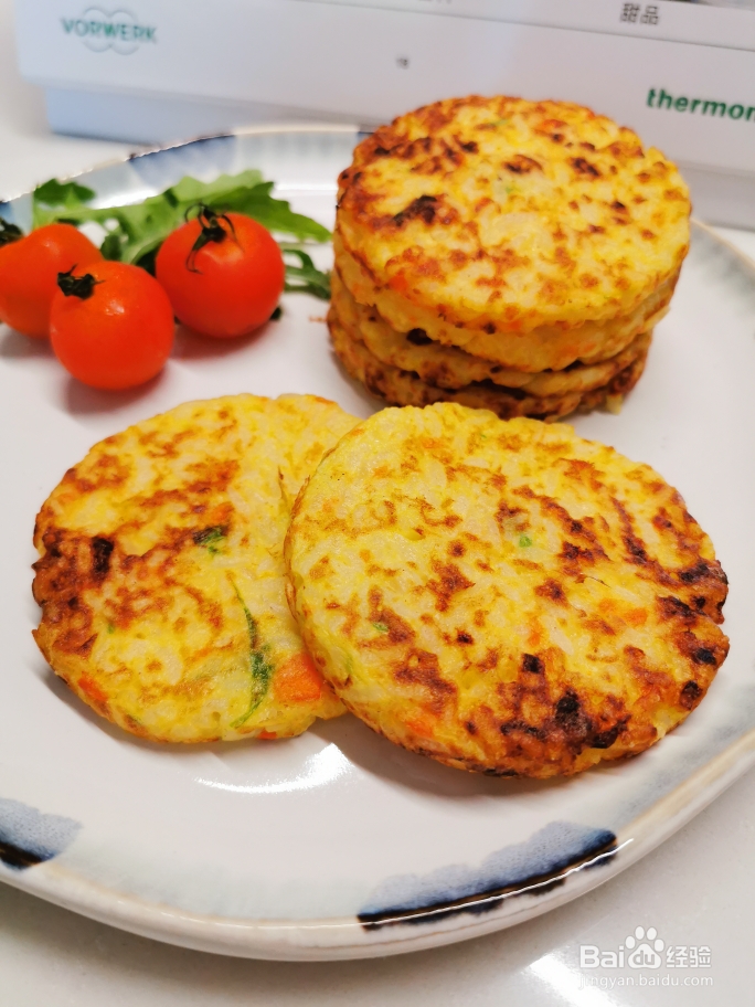 怎么简单的做解决剩饭的鲜虾米煎饼?