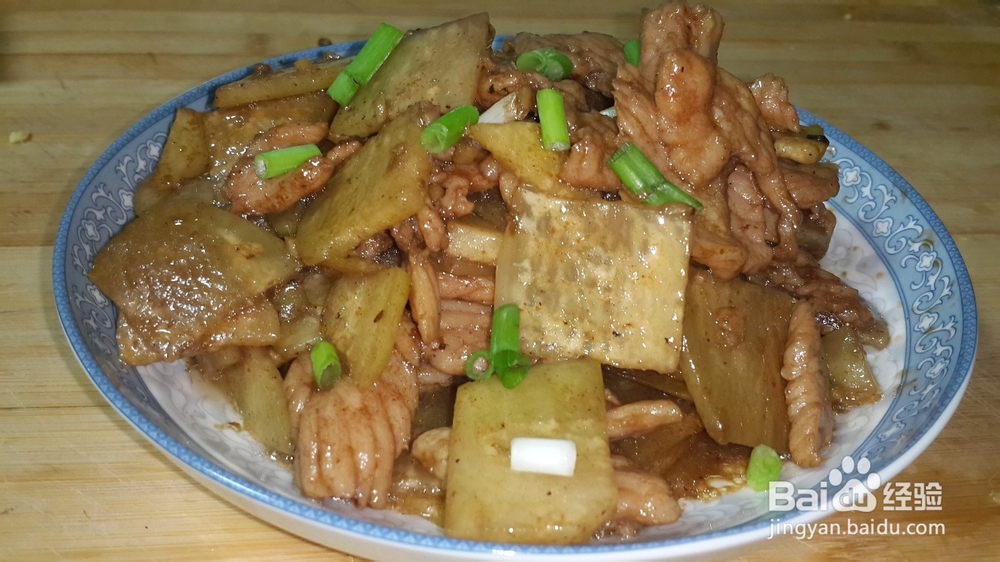白萝卜炒肉片怎么做