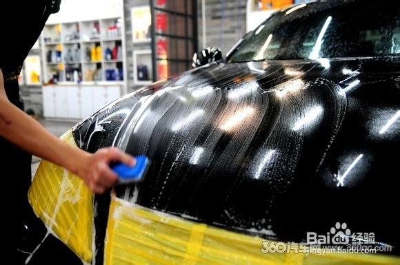 汽车美容镀晶施工流程