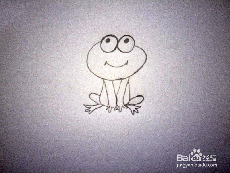 儿童简笔画—小青蛙的画法