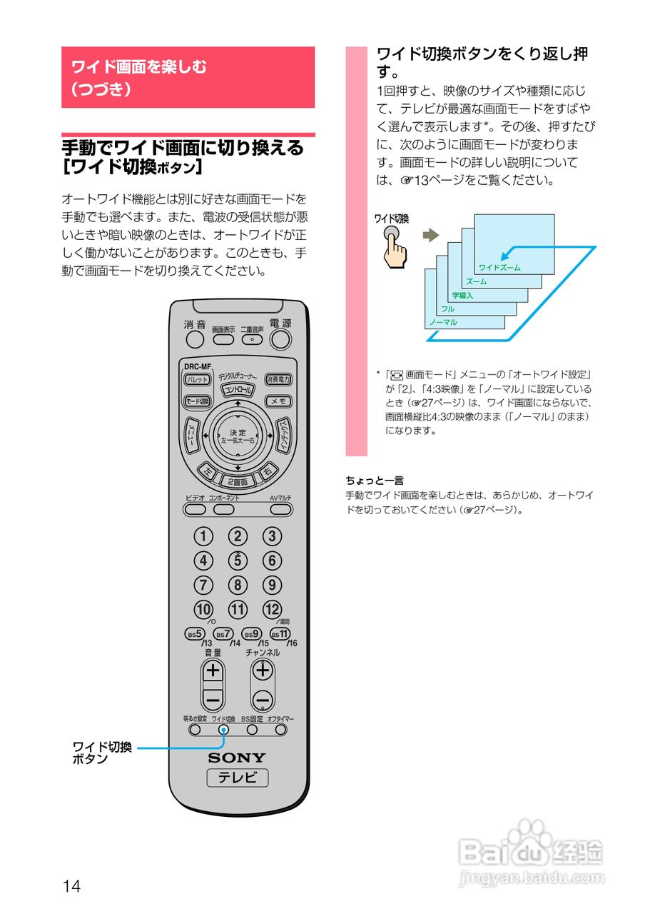 SONY KV-32DZ950/KV-36DZ950电视说明书:[2]