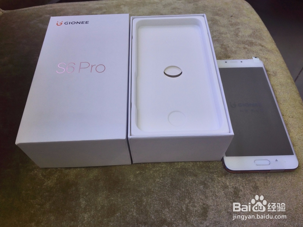 金立S6pro玫瑰金全网通手机开箱晒物