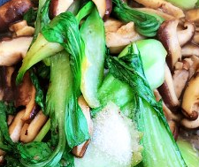 香菇油菜的做法