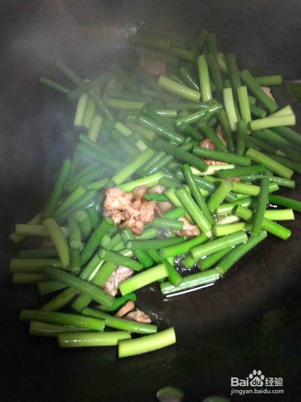 怎么做蒜苔炒肉