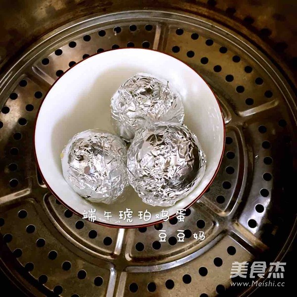 端午琥珀蛋的做法