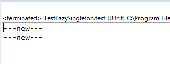 java单例饿汉和懒汉模式