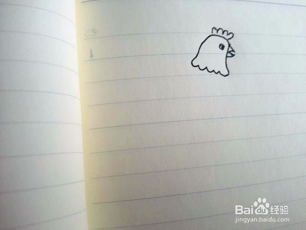 儿童画之母鸡下蛋的画法