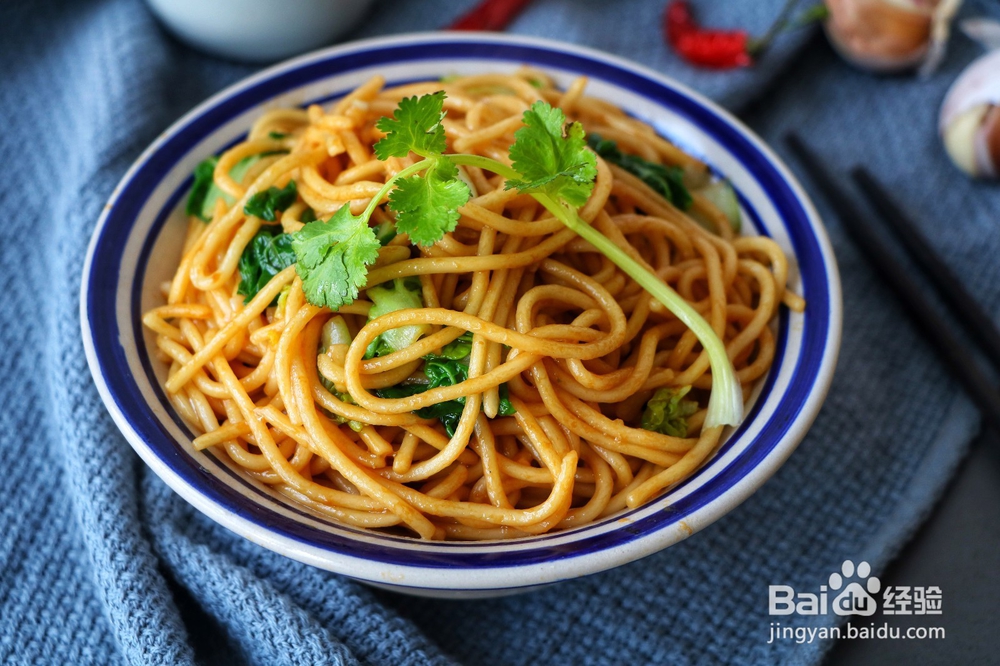 酱油炒面 快手早餐 懒人必备