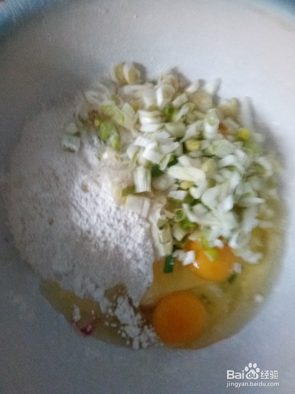 薄葱花鸡蛋饼