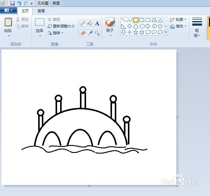 小桥怎么画简单又好看