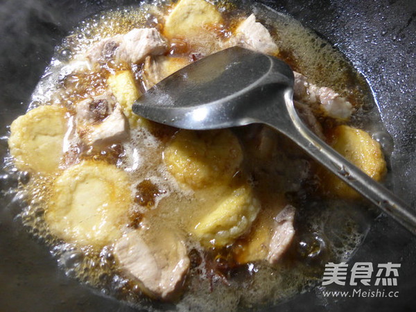 圆素鸡烧龙骨