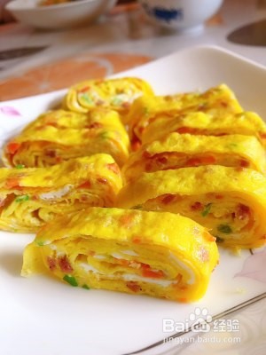 如何制作美味鸡蛋卷