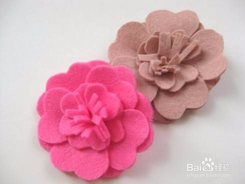 与孩子们一起制作美丽而容易的毛毡花