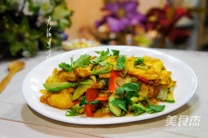 西葫芦炒蛋的做法