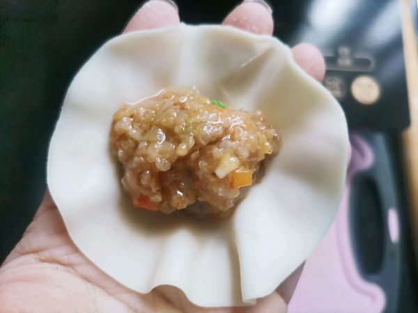 咸蛋黄肉松烧卖