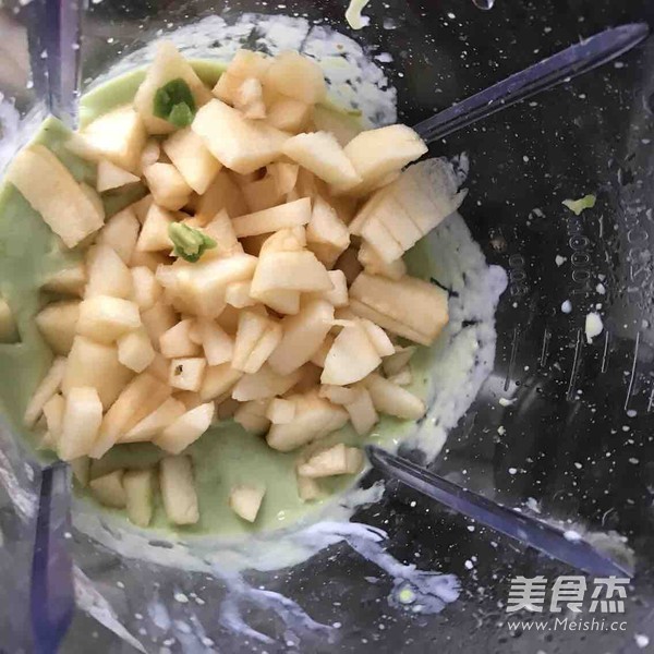 牛油果苹果奶昔