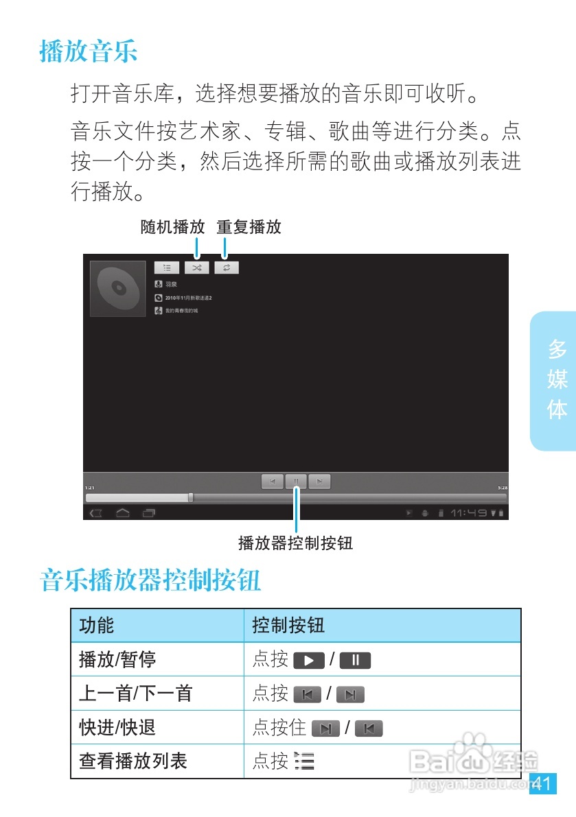 MOTOROLA MZ606触摸屏平板电脑用户手册:[5]