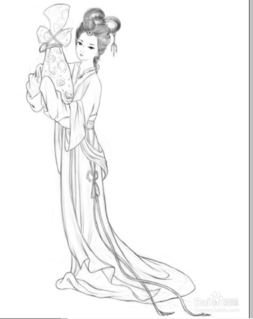 PS板绘线描技巧：超炫修线描法