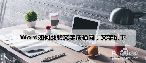 Word如何翻转文字成横向 文字倒下 百度经验