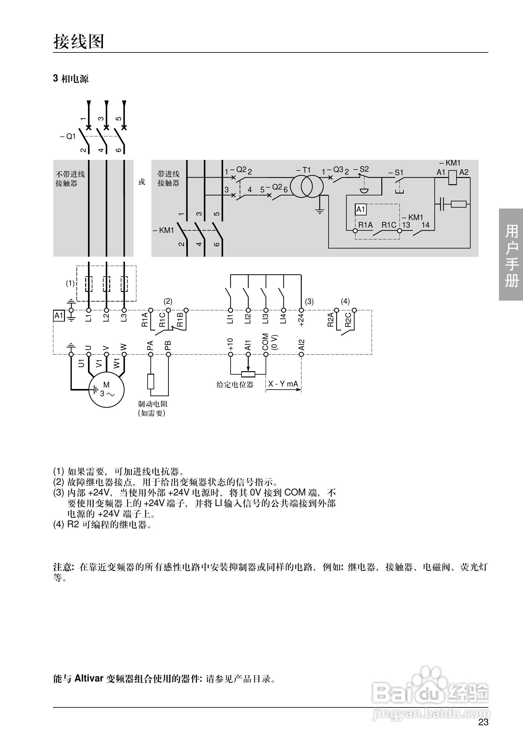 施耐德ATV-58HU18N4变频器说明书:[3]