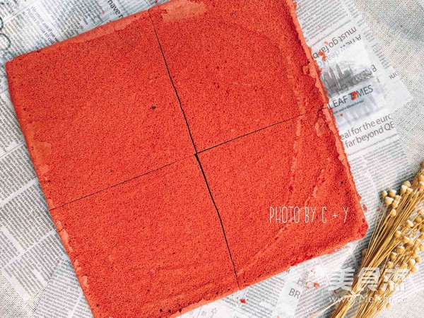 怎么拍都美的红丝绒蛋糕