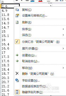 excel2010数据透视表中分组展开数据
