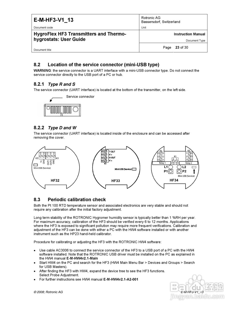 HF3暖通温湿度变送器用户手册:[3]
