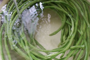 干豇豆的制作方法