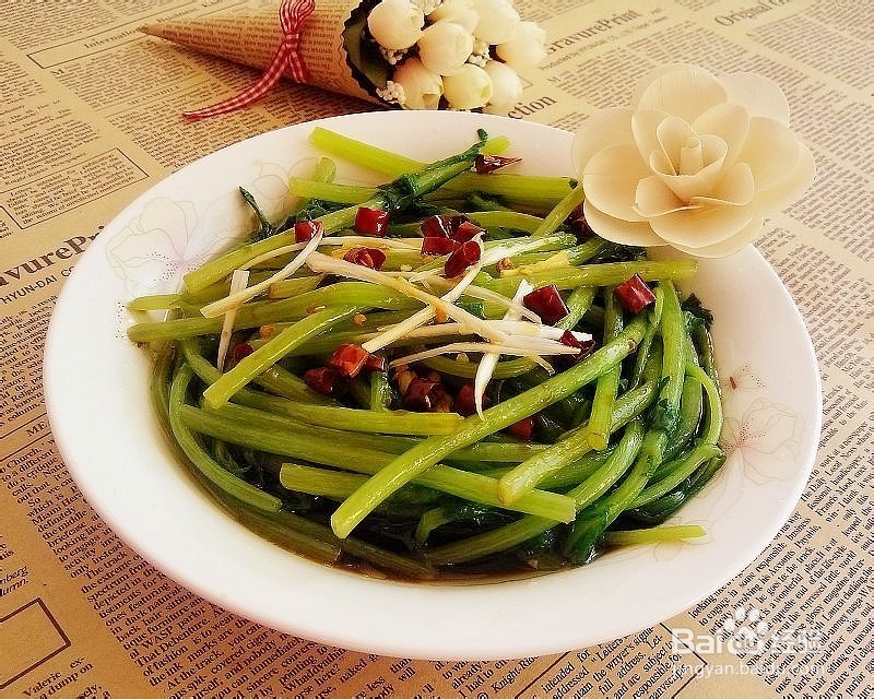 白灼茼蒿怎么做